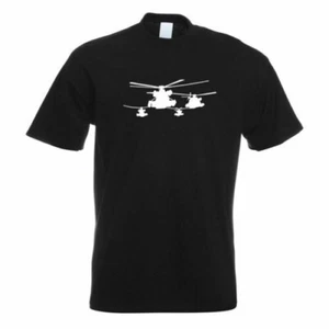 Hélicoptère Militaire - T-Shirt Aviation Imprimé Design Fun - Imagen 1 de 19