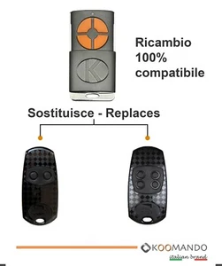 Telecomando Multikoo Slide compatibile con CAME serie EV - Foto 1 di 8
