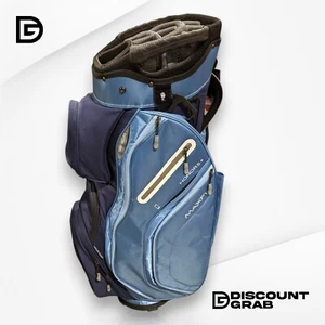 Maxfli Honors+ 14-Way Cart 2021 Bag - Blue/Royal Blue (Rain Cover Included) - Picture 1 of 7