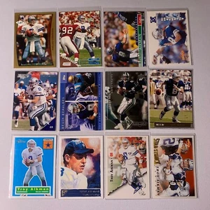 Troy Aikman 12 card lot EX/NM Dallas Cowboys - Picture 1 of 2