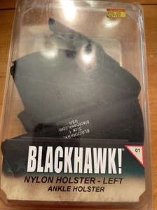 BLACKHAWK! 3" to 4" Barrel Medium Autos Blackhawk Ankle Holster Size 01 LH  - Picture 1 of 2