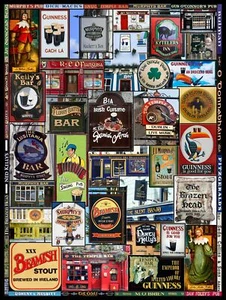 Wooden Jigsaw Puzzles for Adults - Irish Pubs (201 Piece Wooden Jigsaw Puzzle) - Picture 1 of 6