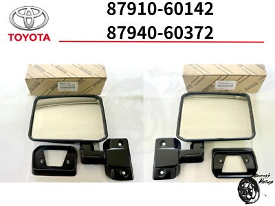 TOYOTA OEM Land Cruiser 70 VDJ78 FZJ78 VDJ79 Porta Lateral Espelho Exterior CONJUNTO Novo - Imagem 1 de 4