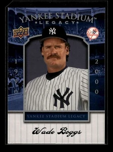 Upper Deck Yankee Stadium Legacy #74 2008 Wade Boggs (EX)(BAS) - Imagen 1 de 2