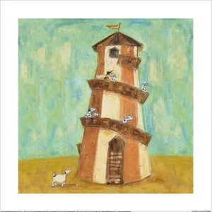 Sam Toft - Helter Skelter - Official 40 x 40cm Fine Art Print PPR55326 - Picture 1 of 1