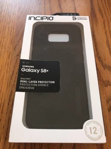 New Original INCIPIO DualPro Black Case Cover for Samsung Galaxy S8+ Plus - Picture 1 of 6