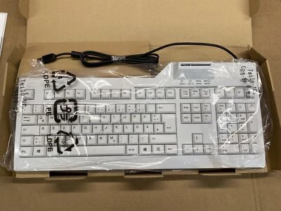 Fujitsu Tastatur mit SmartCard Reader - KB SCR D - S26381-K528-L120 - Neu OVP - Bild 1 von 4