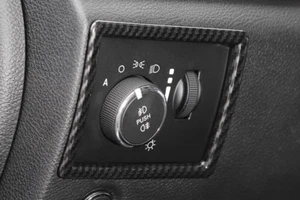 Headlight Adjustment Cover Trim For 2014-2021 Jeep Grand Cherokee Carbon Fiber - Picture 1 of 2