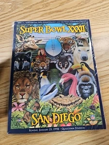 1998 Super Bowl XXXII Magazines Game Program San Diego Broncos vs Packers 1A ¿ - Picture 1 of 2