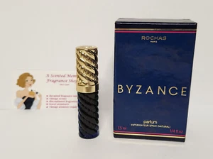 Vintage Original Byzance Pure Parfum Spray by Rochas ~ 7.5 ml in box - Picture 1 of 4