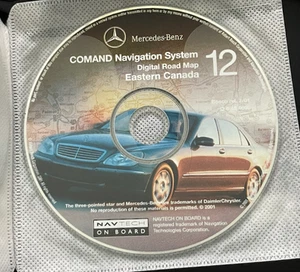 MERCEDES BENZ Comand Navigation System Digital Road Map CD Disc 12 E Canada 2001 - Picture 1 of 1