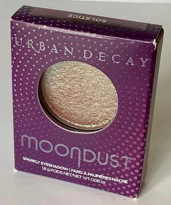 URBAN DECAY Moondust Eyeshadow in SOLSTICE Pink-Red w/Green 3D Sparkle *BNIB* - Image 1 of 4
