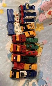 Vintage Lot Kinder Surprise Cars Trains Trucks Vehicle Parts German 1980's 1990 - Picture 1 of 3