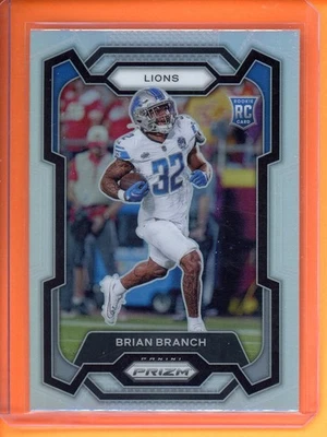 Brian Branch Silver Rookie 2023 Panini Prizm #328 - Image 1 of 2