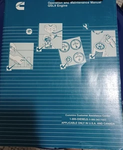 1 Manual de Operación y Mantenimiento Motor QSL9 - Muy Buen Usado - Imagen 1 de 3