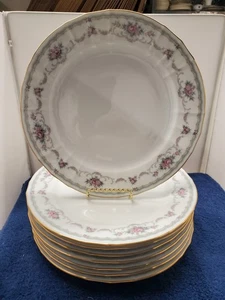 Set of 8 Noritake Elmsford Salad Plates LK - Picture 1 of 3