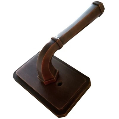 Juego de palancas de puerta ficticias mate Signature Hardware 479330 - aceite frotar bronce Foto 1 de 3