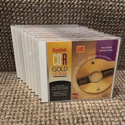 KODAK GOLD ULTIMA 650MB RECORDABLE Blank CD-R New and Sealed - Image 1 of 3