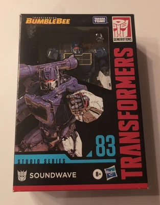 孩之宝变形金刚工作室系列 83 旅行者级大黄蜂电影声波全新带盒 — 第 1/4 张图片