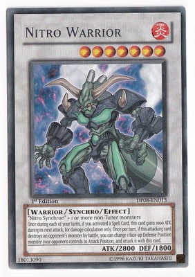 Nitro Warrior - (DP08-EN013) - Yu-Gi-Oh TCG Yugioh Limited LP - Image 1 of 2