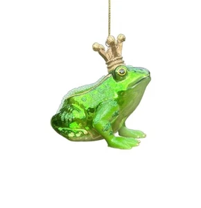 Frog Prince Glass Ornament by Kurt Adler 3" H1637 - Picture 1 of 4