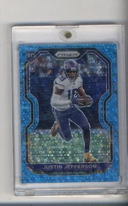 2020 Panini Prizm No Huddle Blue Justin Jefferson ROOKIE /79 #398  - Bild 1 von 2