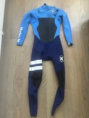 Traje de neopreno Hurley Fusion 302 para hombre talla pequeña 3/2 mm de grosor azul claro Foto 1 de 4