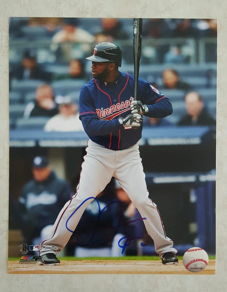 FOTO AUTOGRAFIADA DE LOS GEMELOS DE MINNESOTA FIRMADA POR DENARD SPAN DE 8 x10 Nationals #3 Foto 1 de 1