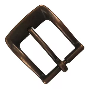 Acabado antiguo de cobre con hebilla de barra de talón de 1,25" (32 mm) - Imagen 1 de 3