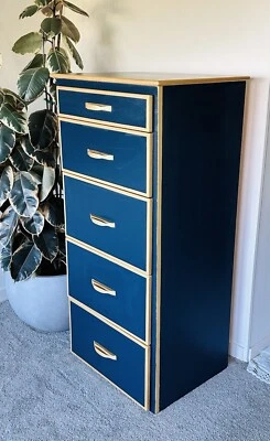 СИНИЙ КОМОД из твердой древесины  - Изображение 1 из 4
