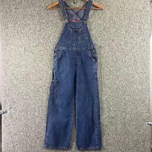 Union Bay Overalls Youth Small Vintage Blue Denim Bibbed Carpenter Y2K Farmer - Picture 1 of 9