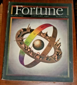 Vintage FORTUNE Magazine January 1940, Pre WWII Volume XXI, Issue 1 - Bild 1 von 7