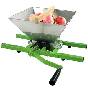 Manueller Obstbrecher Kratzer Zellstoff Apfelwein Presse Herstellungsausrüstung 7L Saft - Bild 1 von 8