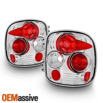 Se adapta a 99-04 Silverado GMC Sierra Stepside camioneta pickup luces traseras cromadas lámparas Foto 1 de 4