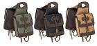 Western Saddle Canvas Horn Bag - Canvas with Leather Accents - Black, Tan - Sage
