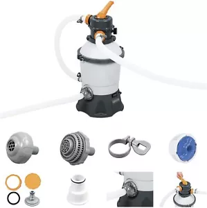 Bestway Flowclear Sand Filter Pump Outside Ground Pools Capacity 3,028L/800GAL - Picture 1 of 4
