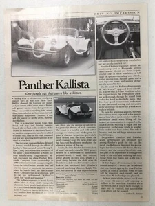 PPPArt32 Artikelvorschau 1986 Panther Kallista Dezember 1985 1 Seite - Bild 1 von 1
