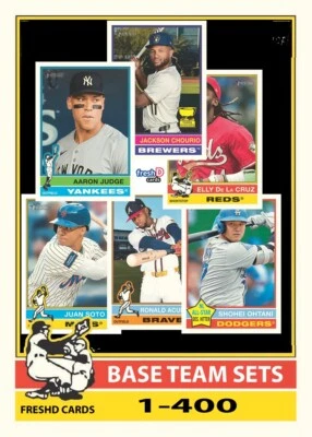 FRESHDCARDS 2025 Topps Heritage 1976 Team Set 16 Cards New York Yankees Judge Mantle