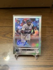 Bryan De La Cruz RC 2022 Topps Chrome Update Auto #AC-BD