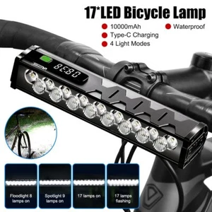SolarStorm 8000LM 4x LED Head Torch Bicycle light Mountain Bike Headlight - Picture 1 of 37