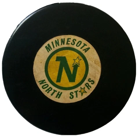 MINNESOTA NORTH STARS NHL OFFICIAL GAME PUCK RARE VICEROY MFG VTG MADE IN CANADA Cover