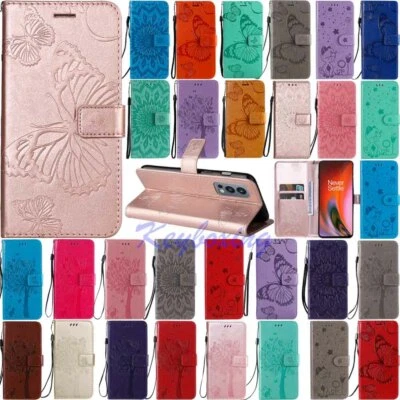 For OnePlus Nord 2 N200 N10 N100 Wallet Card Slot Flip Leather Phone Case Cover - Image 1 of 4