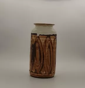 1970s Medium Sized Cornish Studio Pottery Glazed Vase. - Picture 1 of 8