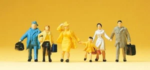 14142 Preiser HO Personaggi viaggiatori, 7 pz scala 1:87 - Imagen 1 de 1