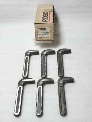Box of 6 Pcs.-  RIDGID 31630 Hook Jaw for 12 in Heavy Duty Pipe Wrenches ,N£W - Image 1 of 4