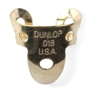 Dunlop Fingerpicks 37R018 Brass 0.018" For Guitar, Banjo Packs of 1 to 12 - Picture 1 of 2