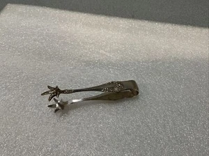 WALLACE & ROSE Antique 1888 Sterling Silver CLAW Talon SUGAR TONGS FREE SH - Picture 1 of 6