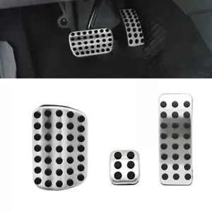 3Pcs For Mercedes Benz A B CLA GLA Class W176 W246 Car Gas Brake Pedal Pad Cover - Bild 1 von 11