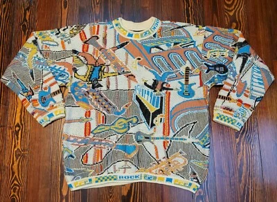 Coogi Australia Sweater Tag Size 20 Fits Large Check Measurements - Image 1 of 4