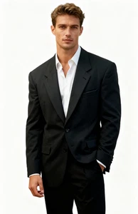 Oscar de la Renta Sport Coat Jacket Men’s Size 46R Brown Tweed Cashmere & Wool - Picture 1 of 6